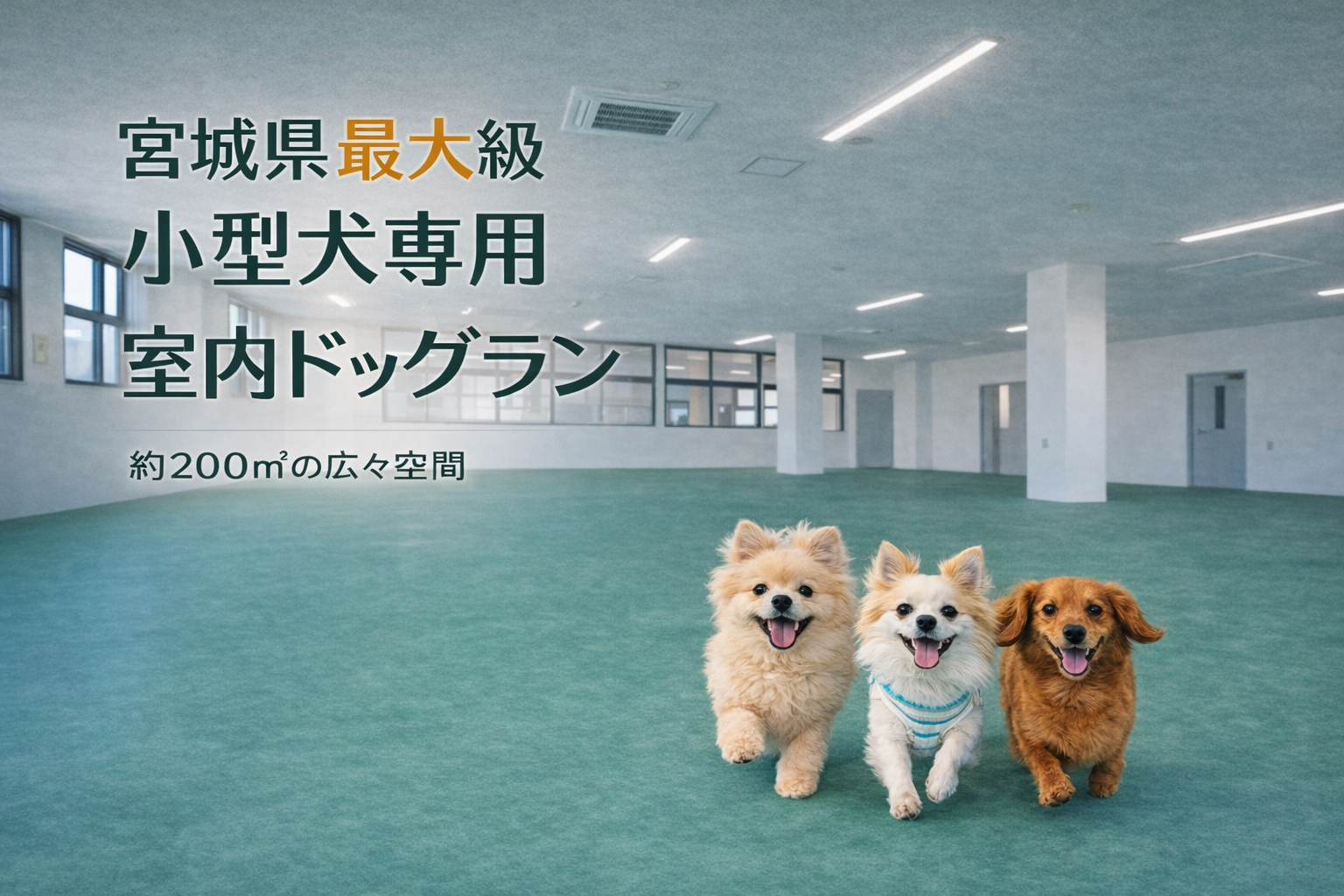 ドックパーク川崎の室内画像